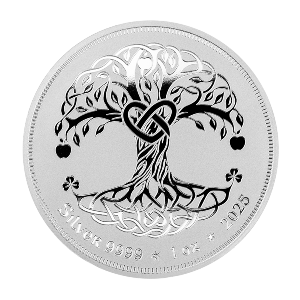 silver tree of life Tara Coin 2025 - 1 oz silver medal .9999 BU