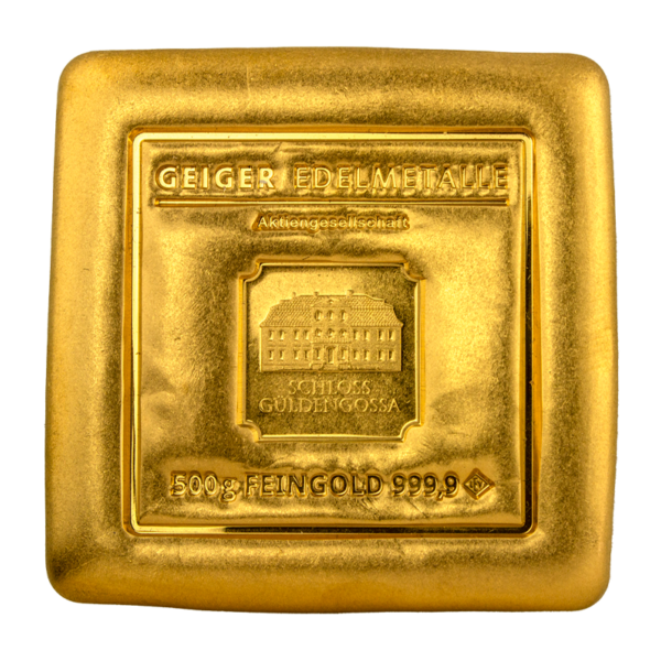 Gold Bar Geiger original 500 g  - cast .9999