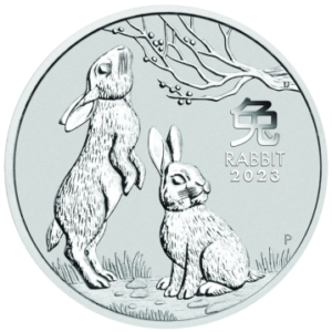 "Conejo" - Moneda de Plata -1 Oz Plata 2023