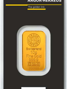 Argor-Heraeus Lingote de Oro - 10 g