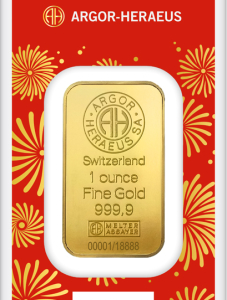 Argor-Heraeus Lingote de Oro -1 Onza Serpiente Edición Especial