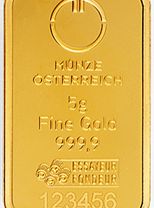 Casa de la Moneda de Austria - Lingote de Oro - 5 g -