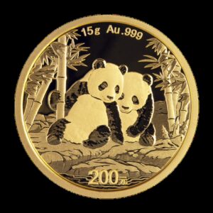 Panda 2026 - China 15 g moneda de oro