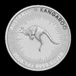 Moneda de plata de 1 oz de Australia, canguro 2026