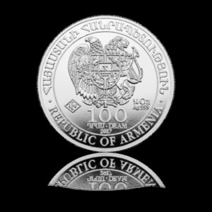 Moneda de plata de Armenia de 1/4 oz, 0.999, con impuesto regular. Arca de Noé (varios años)