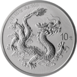 Moneda de plata 1 oz China Dragón 2026