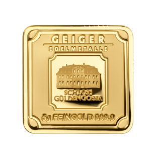 Lingote de oro - 5 g oro fino .9999 - varias marcas