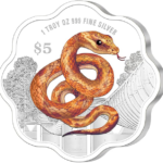 Moneda de Plata 1oz Serpiente Lunar Coleccionismo