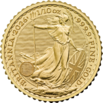 Moneda de Oro Britannia 1/10 oz 2026