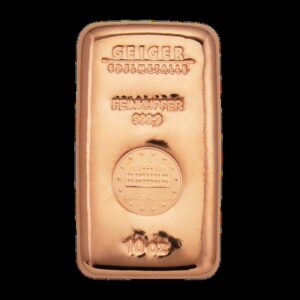 Lingote de cobre Geiger 10oz Fundido .9999