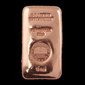 Lingote de cobre Geiger 5oz Fundido .9999