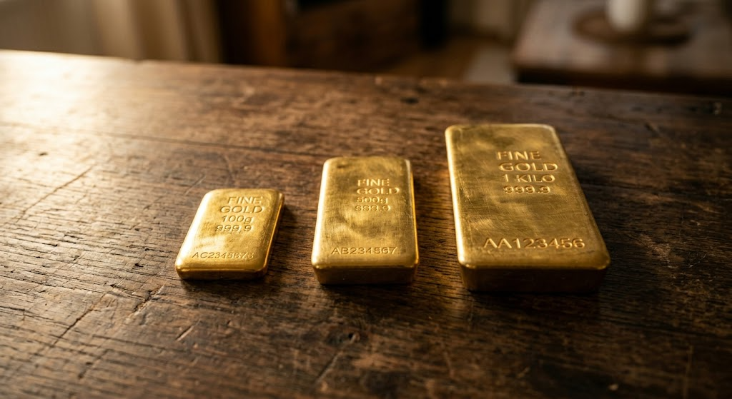 Lingotes de Oro Peso