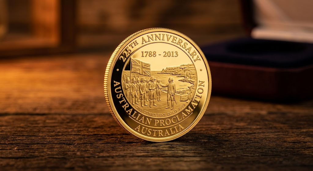 Moneda de Oro Proclamación Australiana 225 Aniversario 1oz Coleccionismo |calidad Proof |edición Limitada (200)
