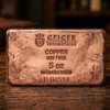 Lingote de Cobre Geiger 5oz Fundido .9999