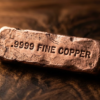 Lingote de Cobre 1 Oz Fundido .9999