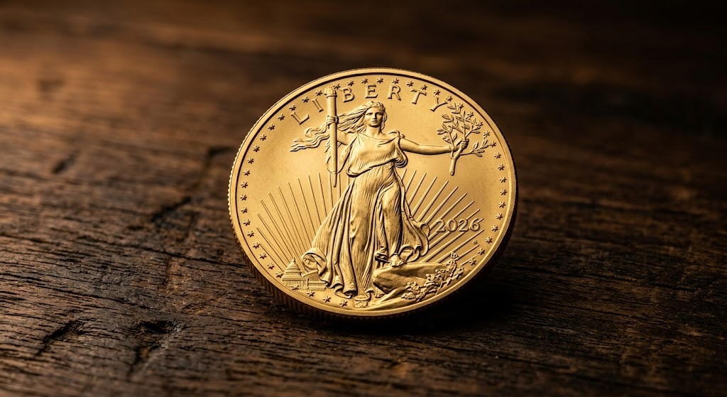 American Eagle 2026 - Moneda de Oro de 1 Onza de Ee. Uu.