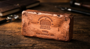 Lingote de Cobre Geiger Original 1000 G – Fundido .9999