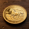 Moneda de Oro Caballo Lunar 1oz Coleccionismo